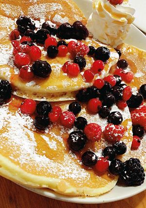 スフレ風パンケーキ-レシピのメイン写真
