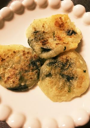 離乳食後期 ほうれん草ポテトチーズおやき-レシピのメイン写真