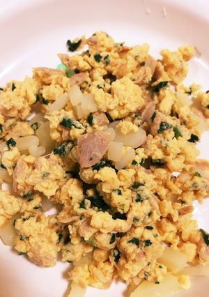 離乳食9ヶ月 スクランブルエッグinツナ-レシピのメイン写真