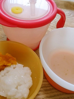 離乳食♪初期♪レンジで簡単♪かぼちゃ-レシピのメイン写真