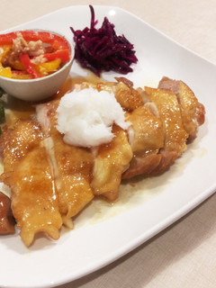 シンプルな味☆鶏の照り焼きのおろしのっけ-レシピのメイン写真