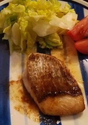 鯛のポワレ　レモン醤油ソース-レシピのメイン写真