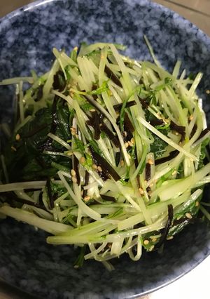 水菜サラダ 大量消費-レシピのメイン写真