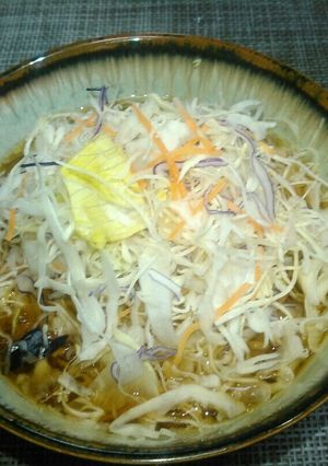 超簡単サラダラーメン-レシピのメイン写真