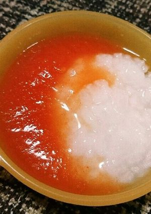 離乳食♪初期♪レンジで簡単♪トマト-レシピのメイン写真