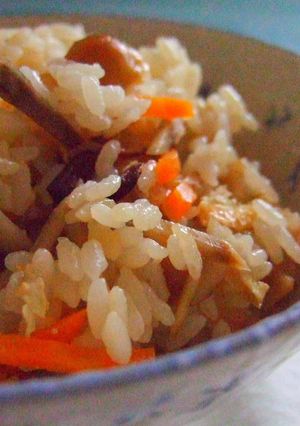 余りおでんつゆで！！炊き込みご飯♪-レシピのメイン写真