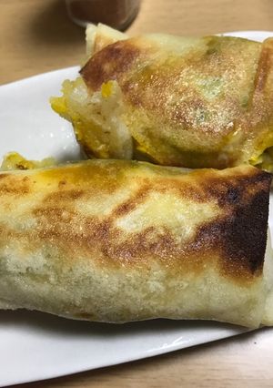 揚げないかぼちゃチーズ春巻き-レシピのメイン写真