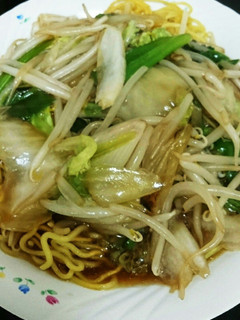 タップリ野菜の塩あんかけ焼きラーメン-レシピのメイン写真