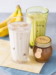ピーナッツハニー×バナナスムージー-レシピのメイン写真