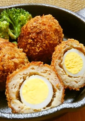 お弁当に♪うずらの卵のミニスコッチエッグ-レシピのメイン写真