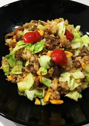 10分で完成!味付けなし簡単焼肉炒飯!-レシピのメイン写真
