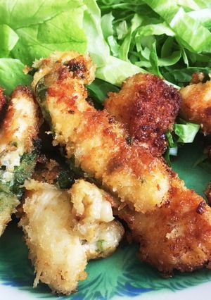 ☆簡単☆鶏胸肉と大葉のスティック揚げ-レシピのメイン写真