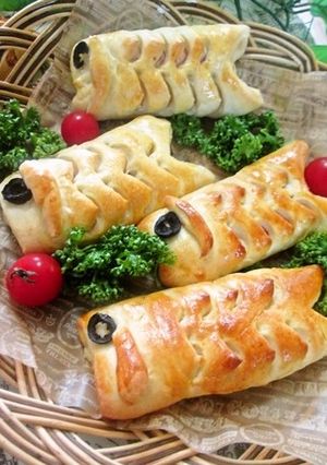 子供の日に♡こいのぼりハムチーズパン-レシピのメイン写真