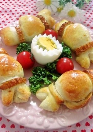 子供の日に♡キャンディーちくわパン-レシピのメイン写真