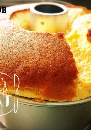 ふわしゅわシフォンケーキ卵白3でOK☆-レシピのメイン写真