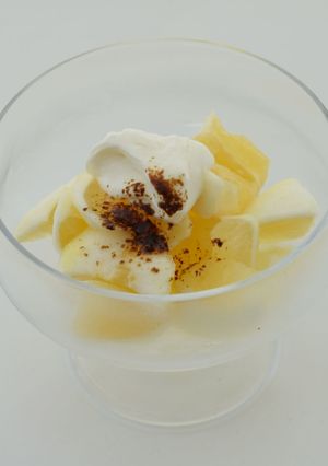小夏のチーズ入りデザート-レシピのメイン写真
