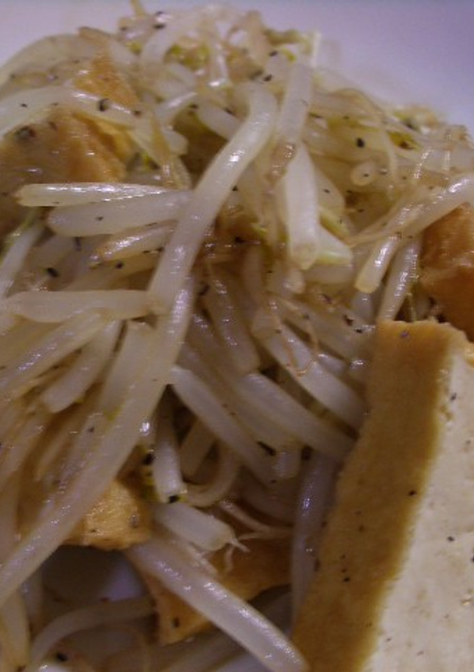 厚揚げ★もやし　のオイスター炒め-レシピのメイン写真