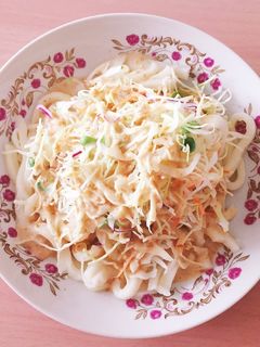 サラダうどん-レシピのメイン写真
