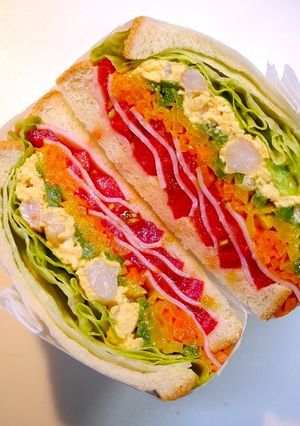 サンドイッチ！海老タルタル(コツあり)-レシピのメイン写真