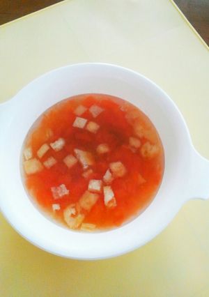 トマトのお味噌汁　離乳食後期～-レシピのメイン写真