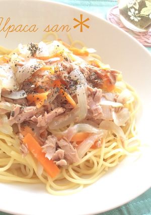 ポン酢でさっぱり☆ツナ玉ねぎのパスタ-レシピのメイン写真