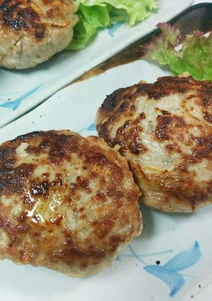 千切りじゃがいも入りハンバーグ-レシピのメイン写真