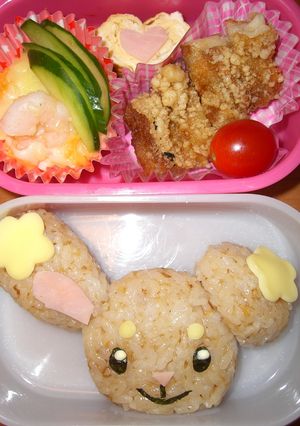 ミミロル弁当（キャラ弁）-レシピのメイン写真