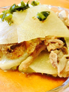 *豚肉と大根の重ね蒸し煮*-レシピのメイン写真