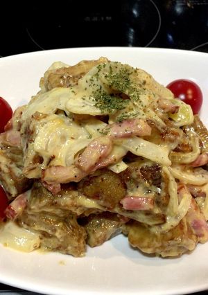 揚げじゃがとベーコンのポテトサラダ-レシピのメイン写真