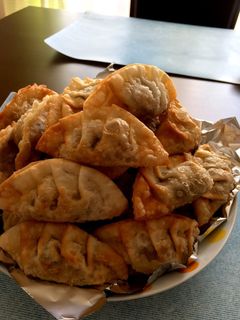 たけのこ消費に!青椒肉絲揚げ餃子-レシピのメイン写真