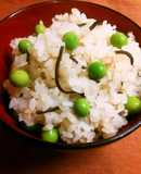 運動会に！お豆と塩昆布DE混ぜご飯♪