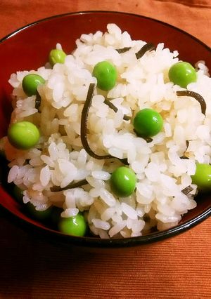 運動会に！お豆と塩昆布DE混ぜご飯♪-レシピのメイン写真