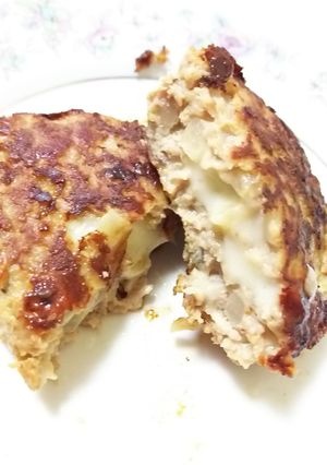 手が汚れない❗簡単チーズハンバーグ-レシピのメイン写真