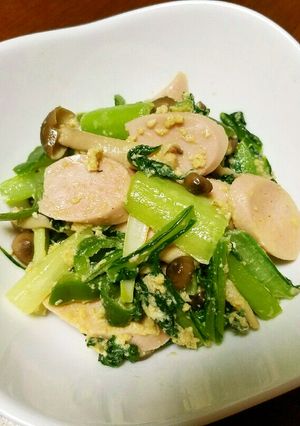 カルシウム満点！！野菜炒め-レシピのメイン写真