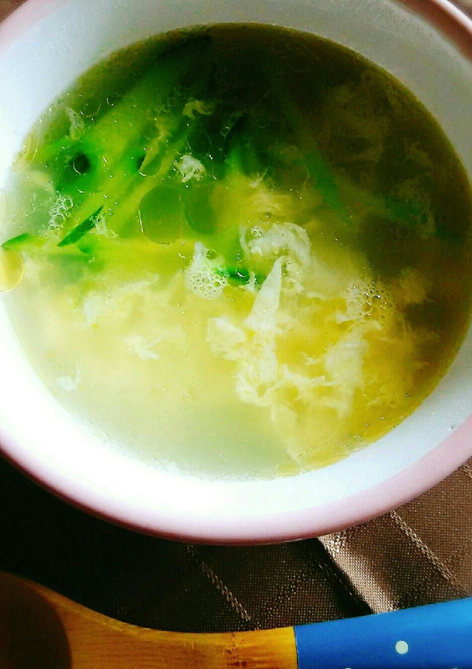 きゅうりとフワフワ卵の中華スープ-レシピのメイン写真