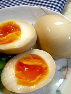 簡単半熟煮卵(にんにく風味)-レシピのメイン写真