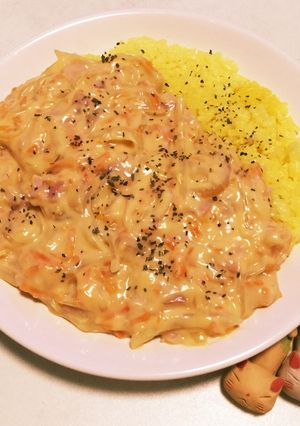 給食大人気メニュー★クリームライス♬-レシピのメイン写真