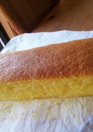 パウンド型ですぐできるふわふわカステラ-レシピのメイン写真