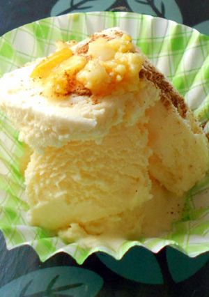 みかんの皮酒アイスクリーム☆体調不良にも-レシピのメイン写真