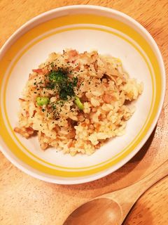 【炊飯器で!】ベーコンときのこのピラフ-レシピのメイン写真