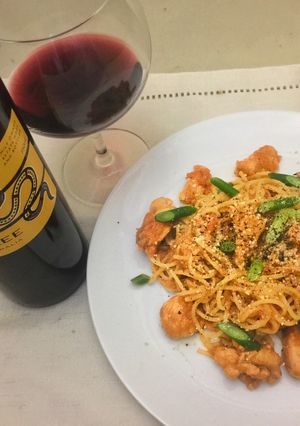 赤味噌トマトでデミグラ風味なパスタ-レシピのメイン写真