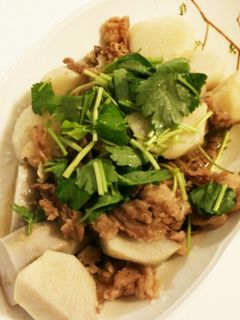里芋と牛ばら肉の煮物-レシピのメイン写真
