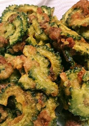 簡単☆美味しい！ゴーヤと豚肉の天ぷら☆-レシピのメイン写真