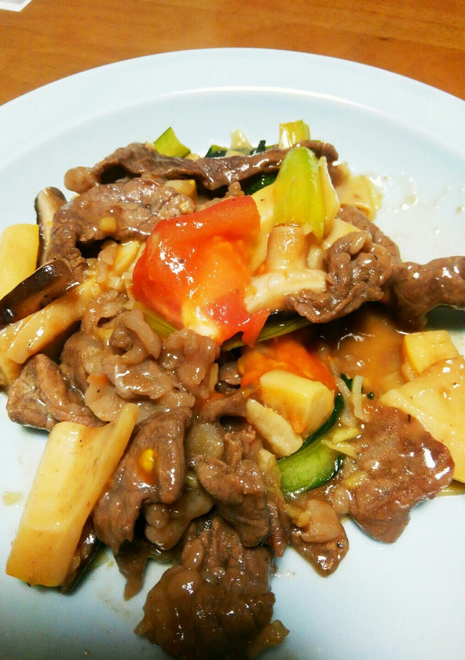 タケノコと牛肉の中華炒め-レシピのメイン写真