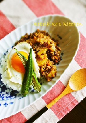 豆と雑穀+で大根の和風ドライカレー-レシピのメイン写真