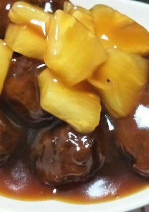 肉だんごの甘酢あんかけ-レシピのメイン写真
