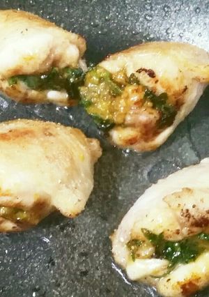 骨抜き手羽中のネギ味噌詰め-レシピのメイン写真