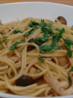 ササミときのこの和風パスタ♪-レシピのメイン写真