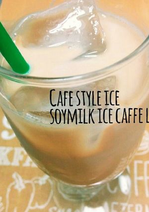 簡単☆カフェ風☆豆乳アイスカフェラテ-レシピのメイン写真