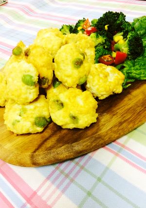 ヘルシー豆腐と米粉のチキンナゲット-レシピのメイン写真